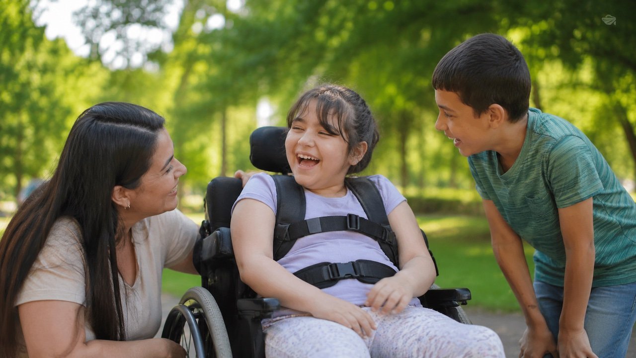 girl in wheelchair